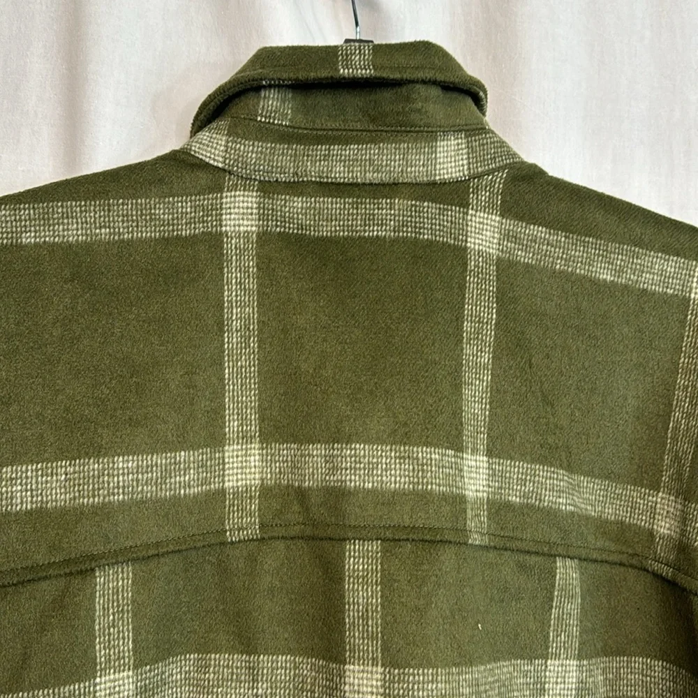 NWT Sonoma Green Plaid Shacket in Size 0X, 1X, 2X, 4X - Picture 10 of 16